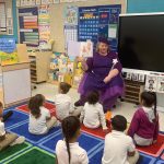 Reading Storybook to students