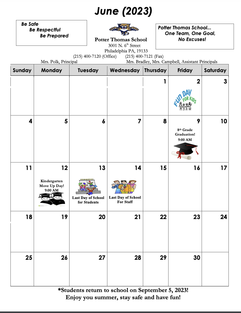 PotterThomas School The School District of Philadelphia